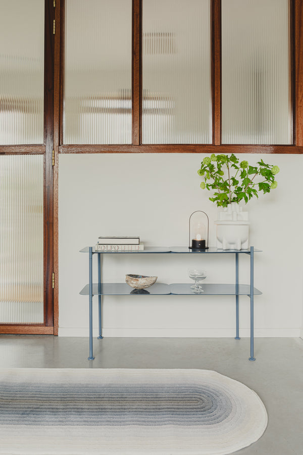 River kast/ stellingkast 100 cm ocean blue/ blauw
