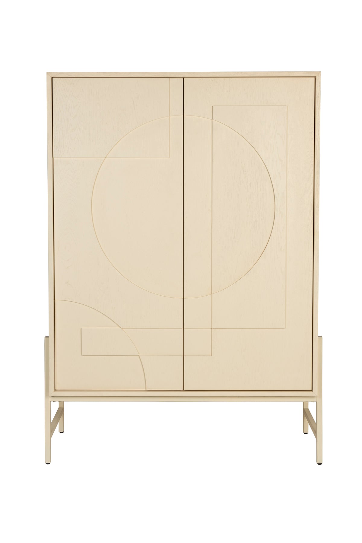 Faces kast/ opbergkast hout beige