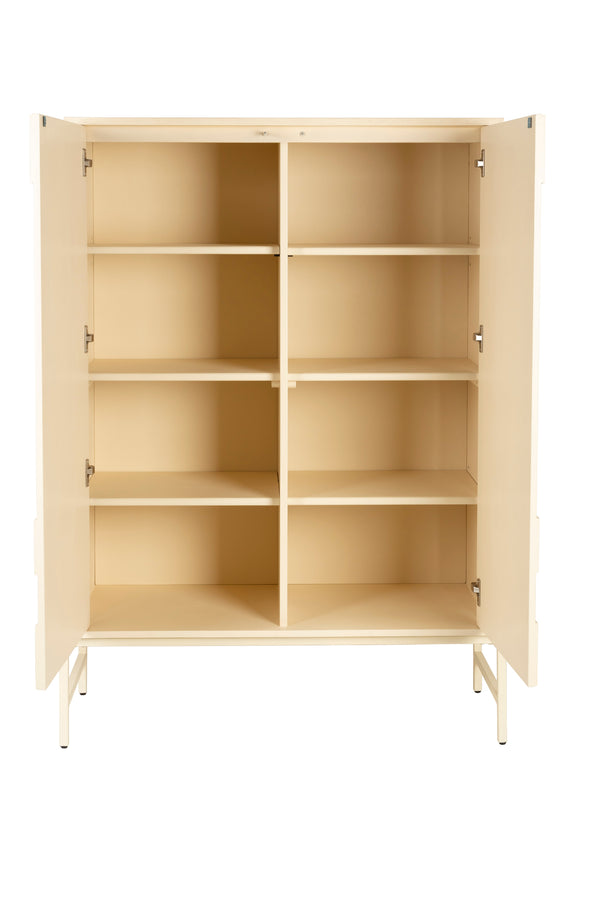 Faces kast/ opbergkast hout beige