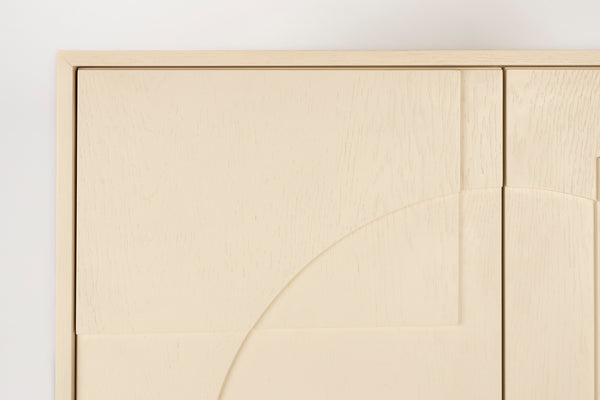 Faces kast/ opbergkast hout beige