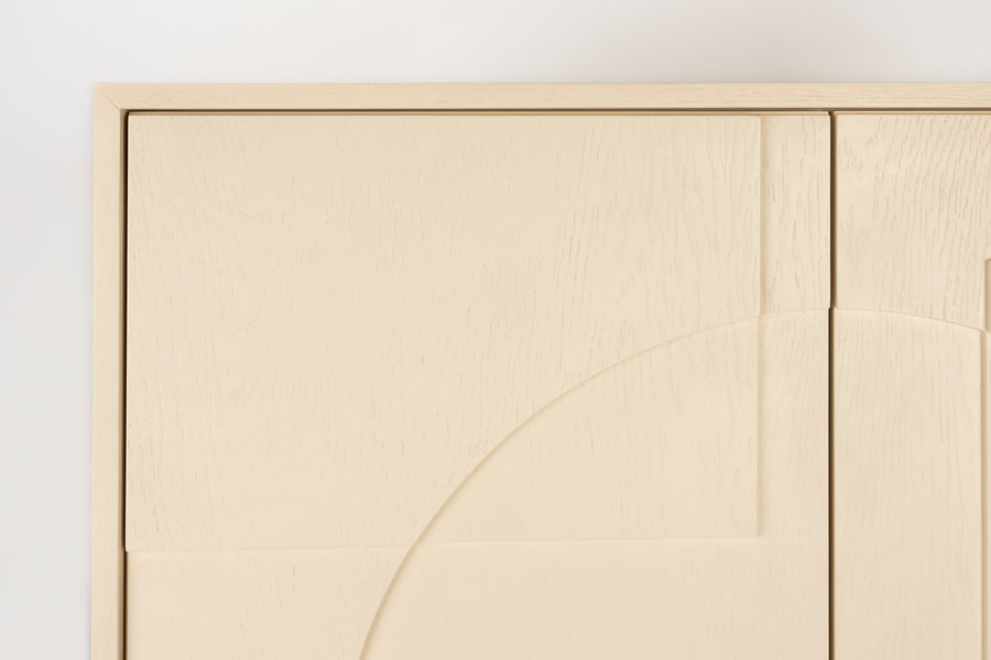 Faces kast/ opbergkast hout beige