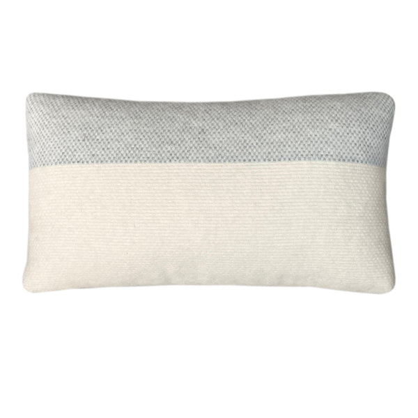 Malagoon sierkussen easy nature - grijs - 35x60cm wol