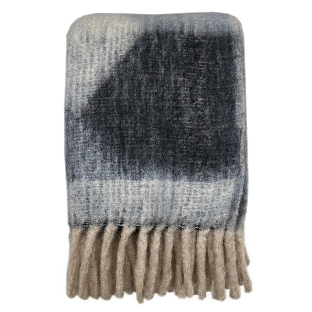 Malagoon plaid zapotec - zachtgrijs - 100% gerecycled