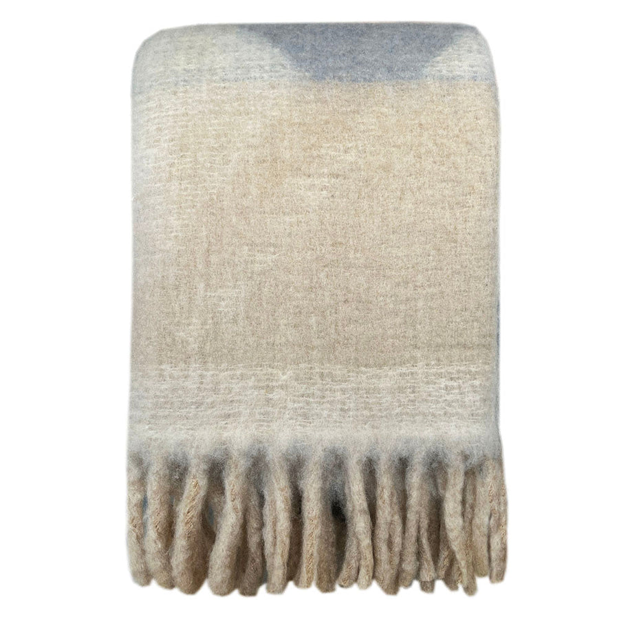Malagoon plaid zapotec - zachtgrijs - 100% gerecycled