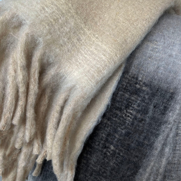 Malagoon plaid zapotec - zachtgrijs - 100% gerecycled