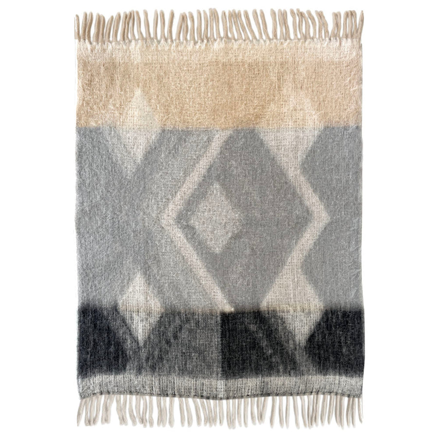 Malagoon plaid zapotec - zachtgrijs - 100% gerecycled