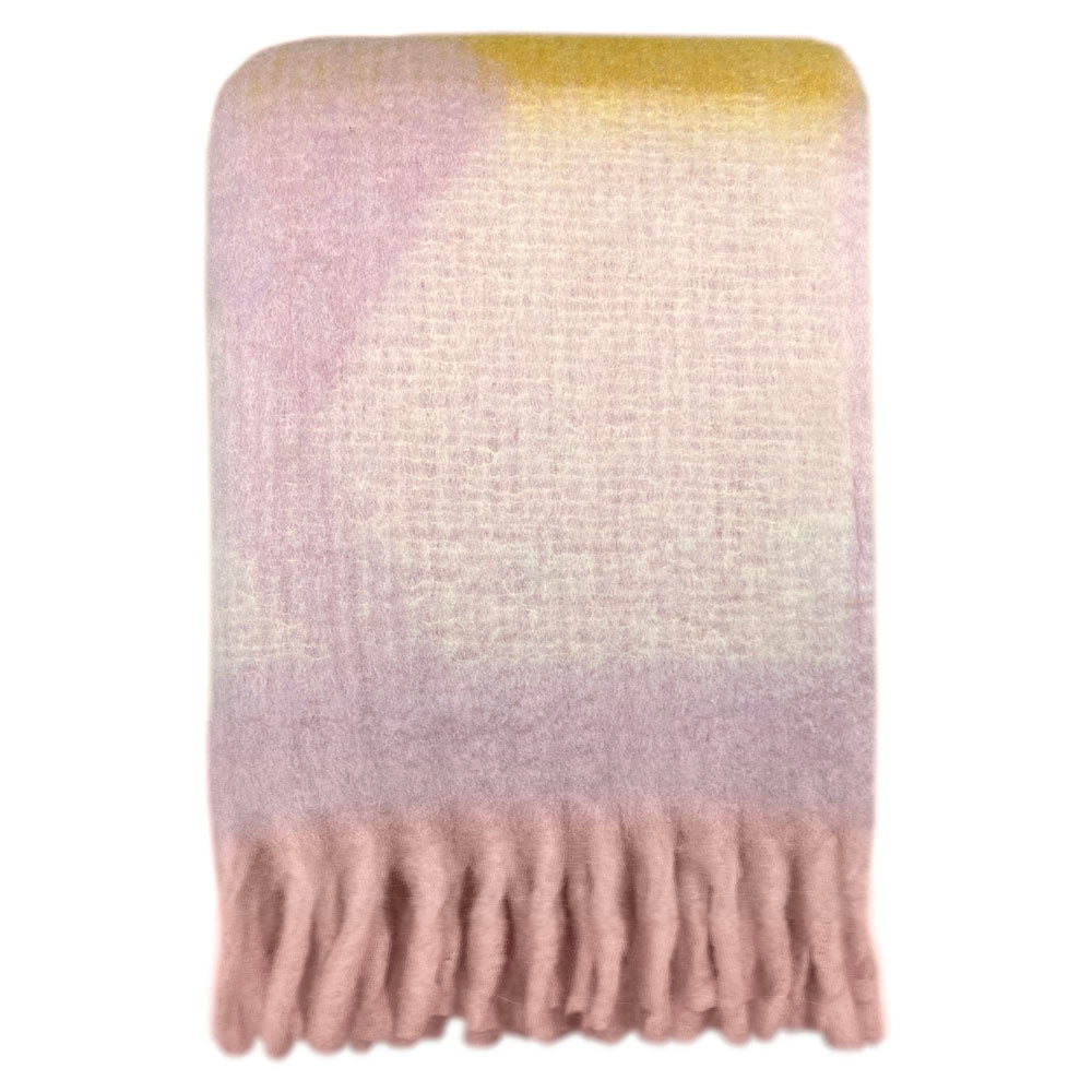 Malagoon plaid zapotec - zachtlila - 100% gerecycled