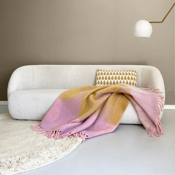Malagoon plaid zapotec - zachtlila - 100% gerecycled