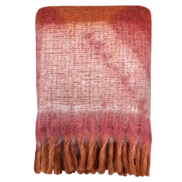 Malagoon plaid zapotec - zacht kruidig rood - 100% gerecycled