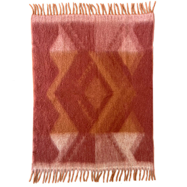 Malagoon plaid zapotec - zacht kruidig rood - 100% gerecycled