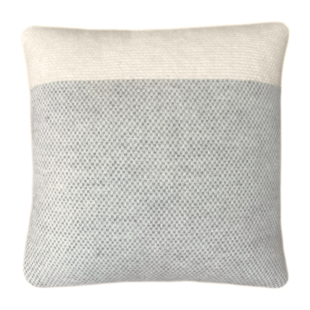 Malagoon sierkussen easy nature - grijs - 45x45cm wol
