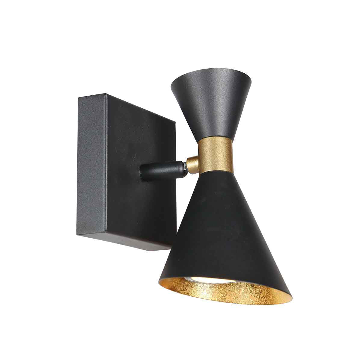 Zwarte 1 lichts spot preto 4109zw met gu10 fittingen