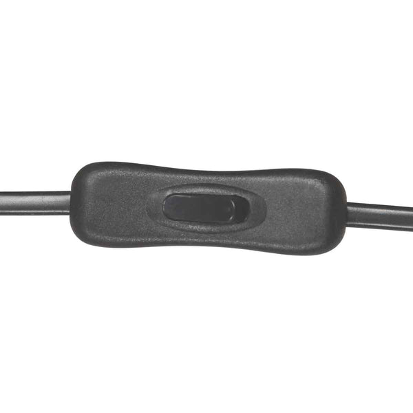 Zwarte 1 lichts tafellamp preto 4111zw met gu10 fitting