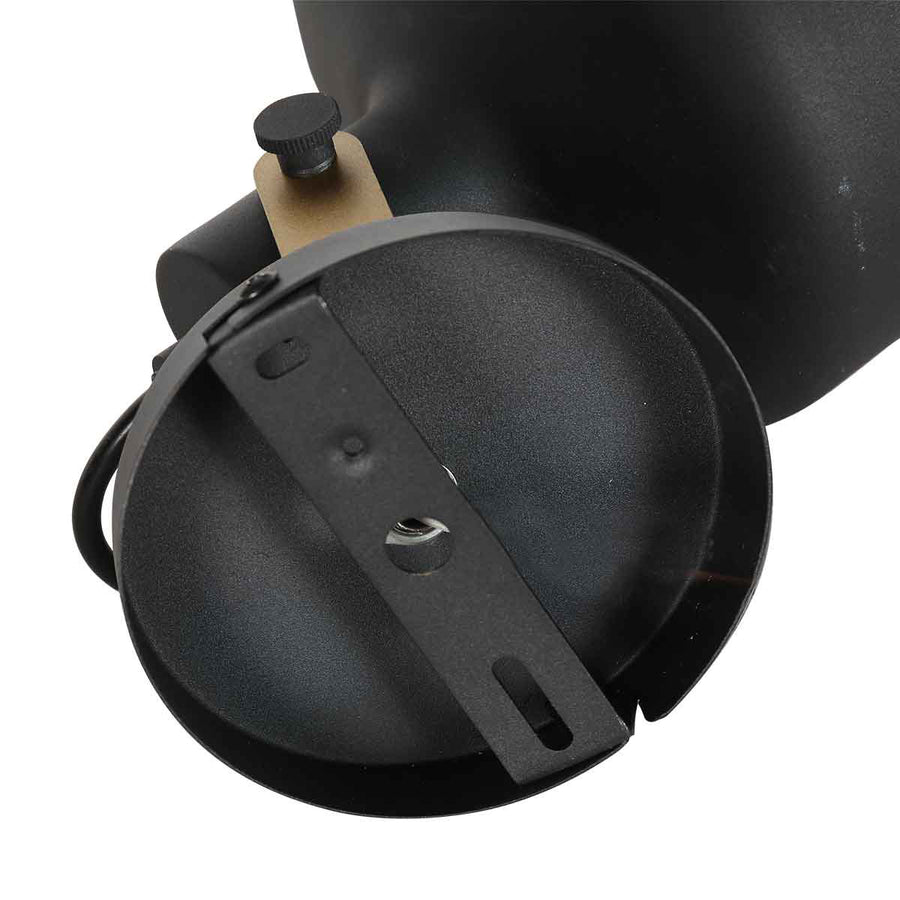 Zwarte wandlamp prato 4118zw met e14 fitting