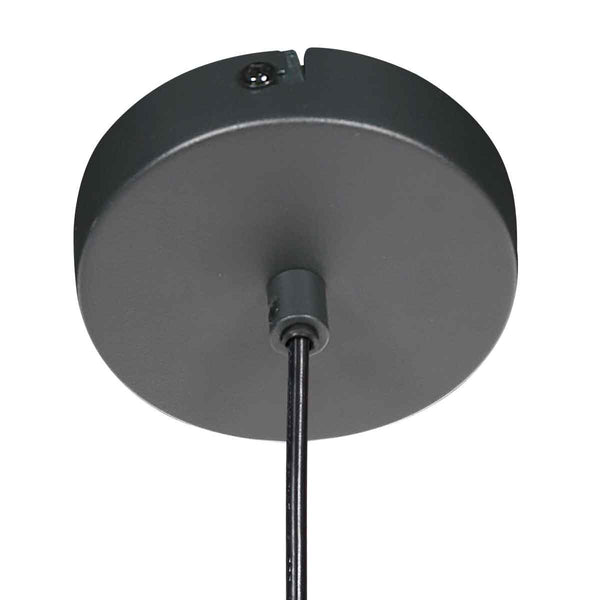 Hanglamp sable 4122cr - sfeervolle pendel met crème linnen kap ø25 cm