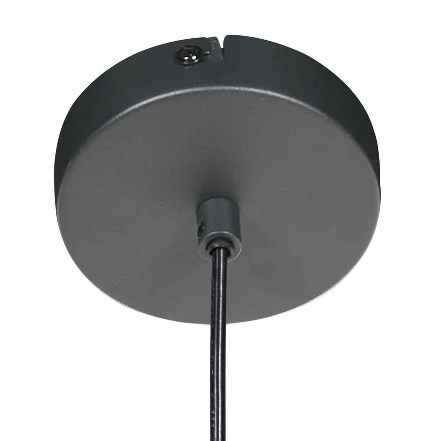 Hanglamp sable 4122cr - sfeervolle pendel met crème linnen kap ø25 cm