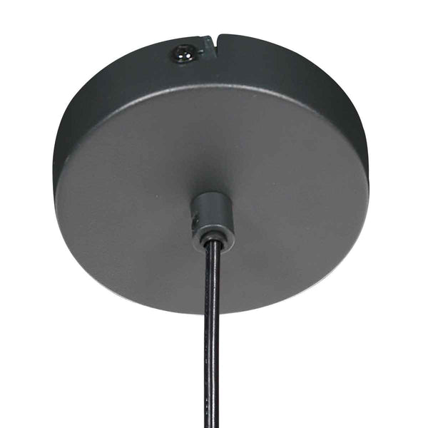 Hanglamp sable 4123cr - sfeervolle pendel met crème linnen kap ø28 cm