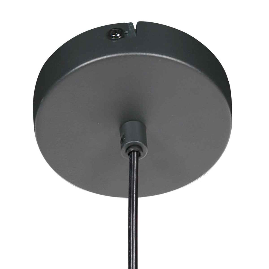 Hanglamp sable 4123cr - sfeervolle pendel met crème linnen kap ø28 cm