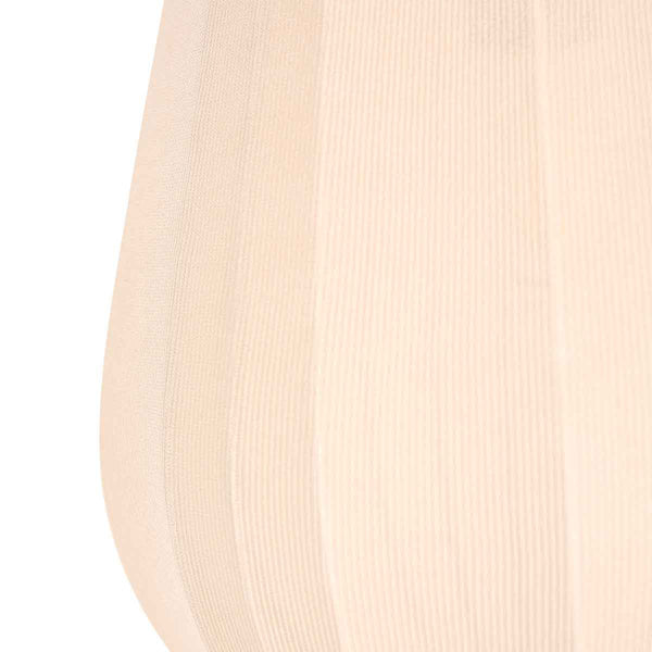 Hanglamp sable 4124cr - warme sfeermaker met crème linnen kap ø27 cm