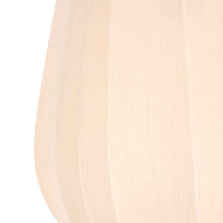 Hanglamp sable 4124cr - warme sfeermaker met crème linnen kap ø27 cm