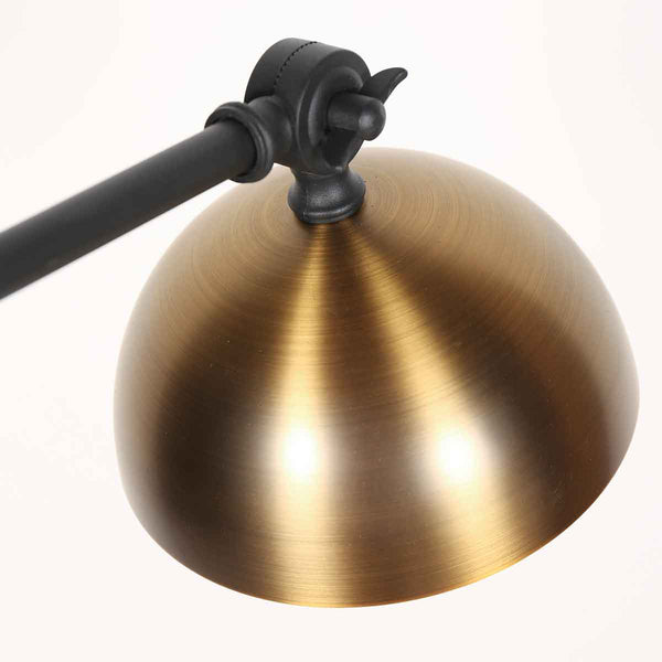 Zwart met bronzen vloerlamp Pintino 4125ZW GU10 fitting