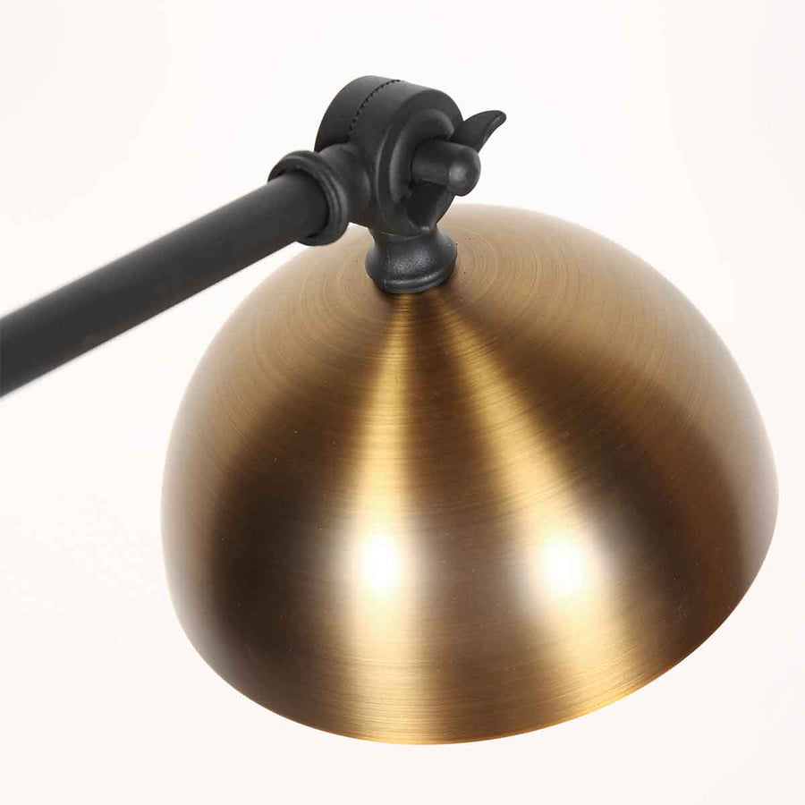 Zwart met bronzen wandlamp Pintino 4126ZW GU10 fitting