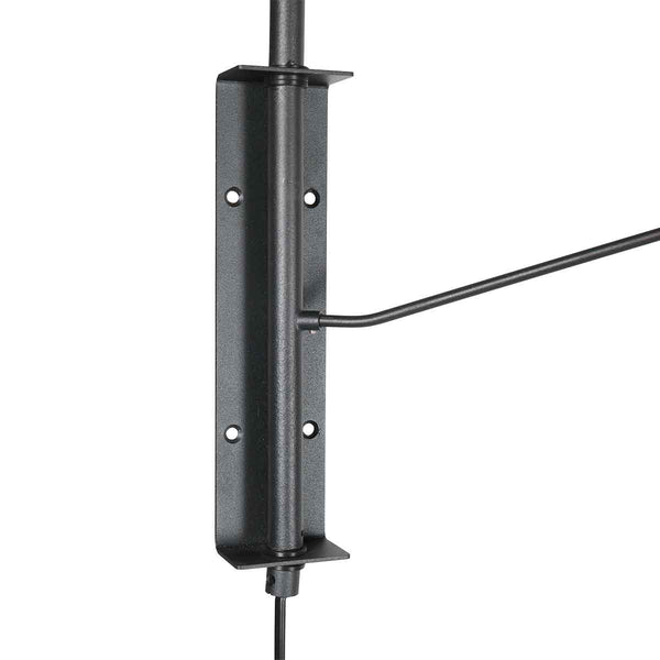 Zwart met bronzen wandlamp Pintino 4126ZW GU10 fitting