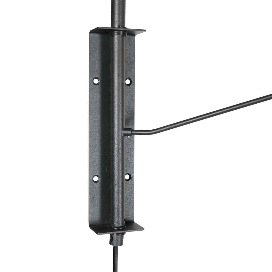 Zwart met bronzen wandlamp Pintino 4126ZW GU10 fitting