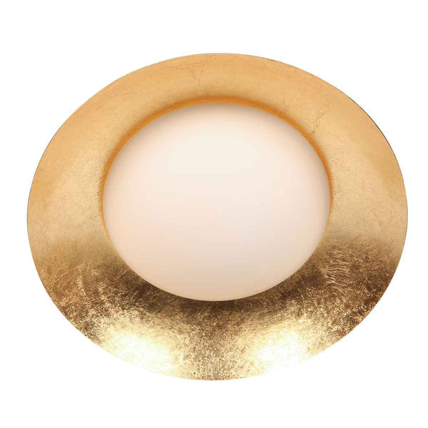 Zwart met gouden Plafondlamp Brotke 4127ZW 3 staps dimbaar