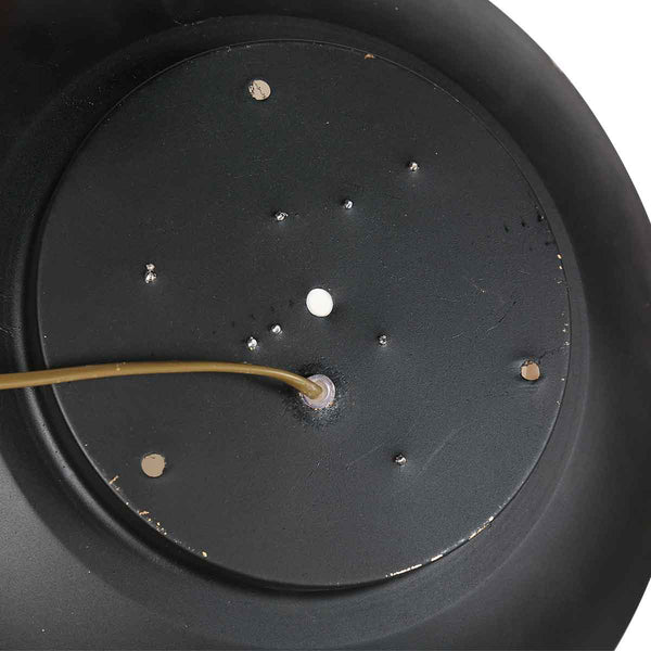 Zwart met gouden Plafondlamp Brotke 4127ZW 3 staps dimbaar
