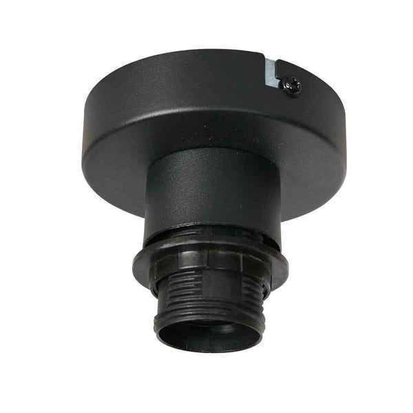 Zwarte plafondlamp Bloeba 4129ZW zonder lampenkap