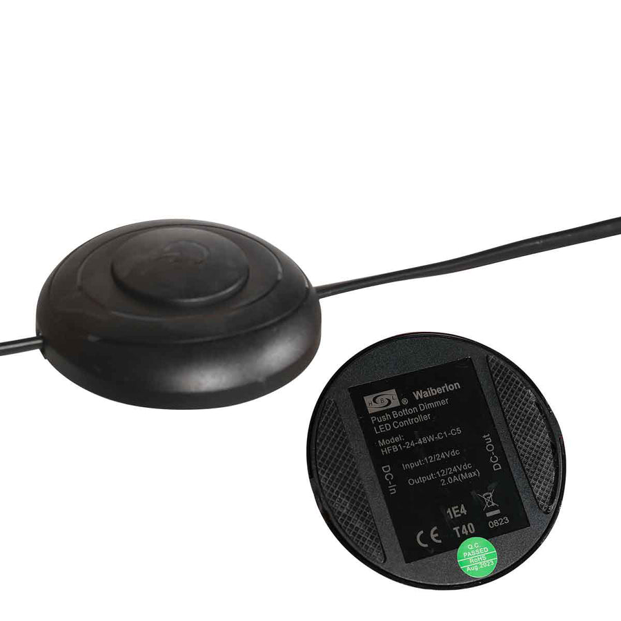 Booglamp ringlux 4130zw zwarte led vloerlamp met allure