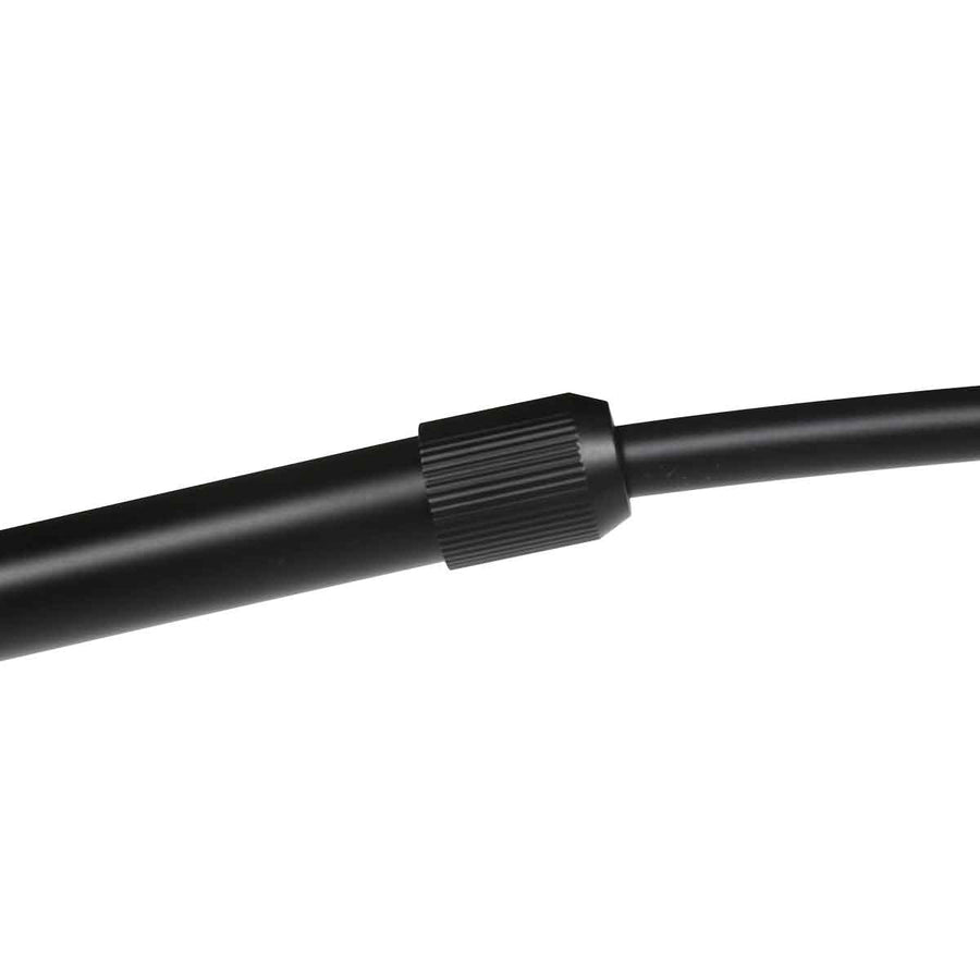 Booglamp ringlux 4130zw zwarte led vloerlamp met allure