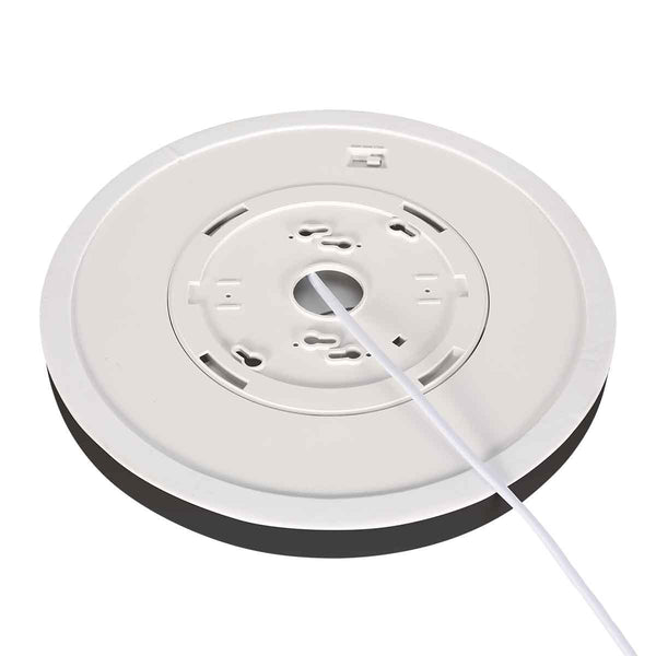 Zwarte Plafondlamp 4131ZW met 3 standen dimfunctie en lichtkleur instelbaarheid Ø20 cm