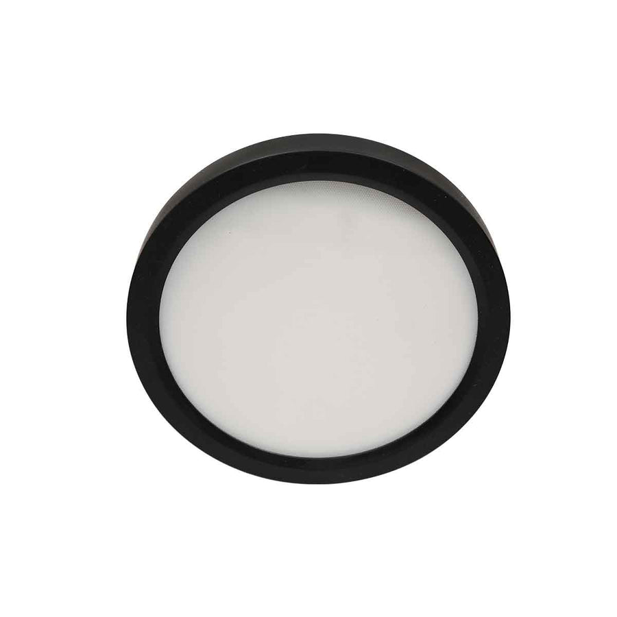 Zwarte Plafondlamp 4131ZW met 3 standen dimfunctie en lichtkleur instelbaarheid Ø20 cm
