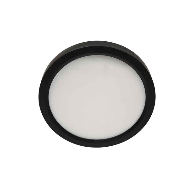 Zwarte Plafondlamp 4131ZW met 3 standen dimfunctie en lichtkleur instelbaarheid Ø20 cm