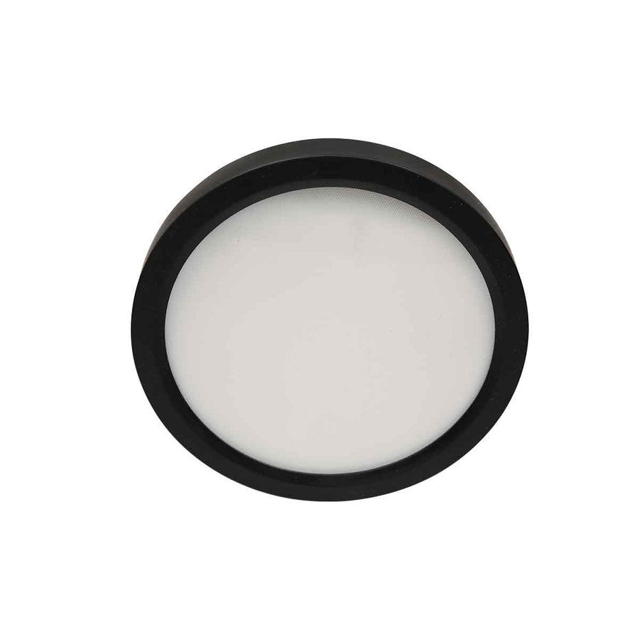 Zwarte Plafondlamp 4131ZW met 3 standen dimfunctie en lichtkleur instelbaarheid Ø20 cm