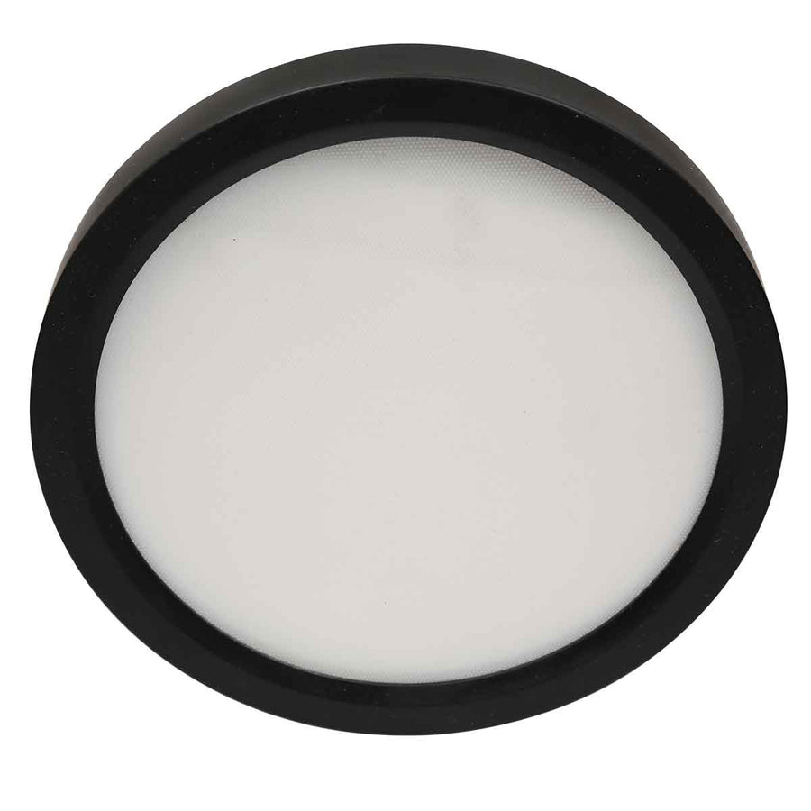Zwarte Plafondlamp 4132ZW met 3 standen dimfunctie en lichtkleur instelbaarheid Ø29 cm