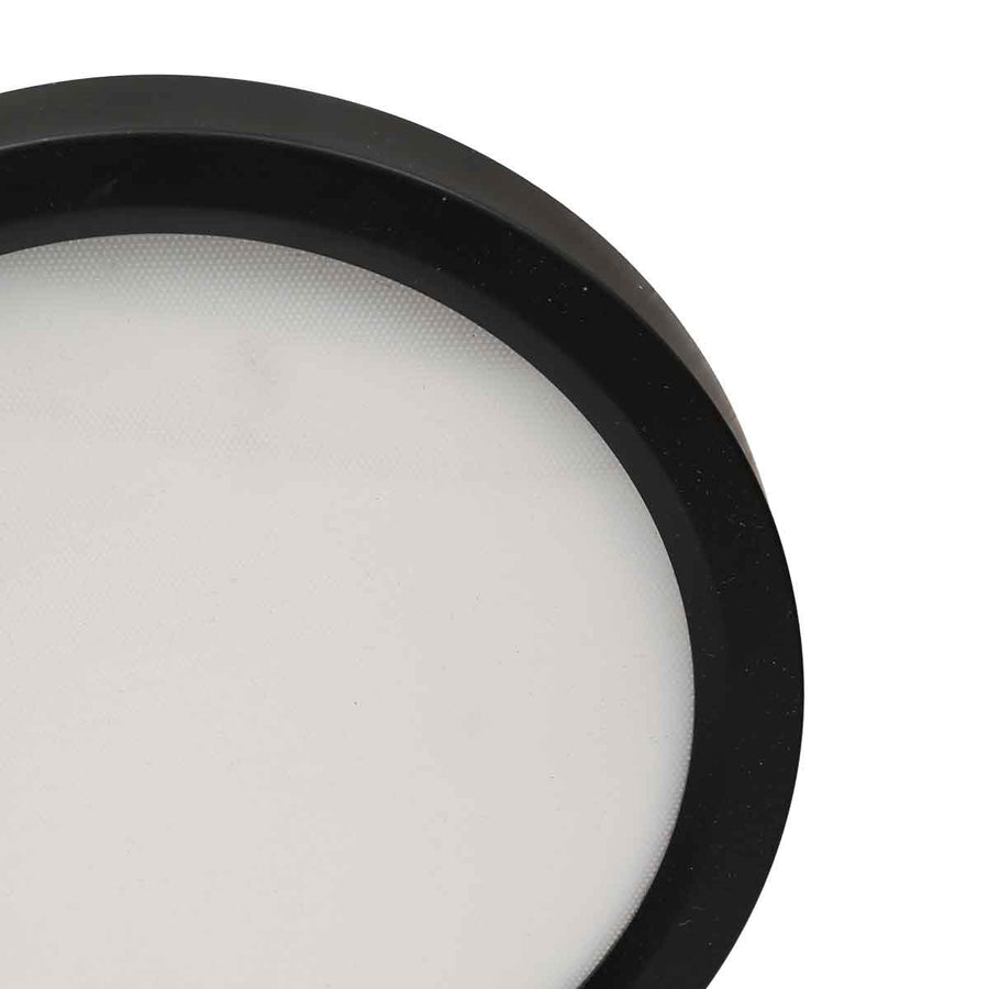 Zwarte Plafondlamp 4132ZW met 3 standen dimfunctie en lichtkleur instelbaarheid Ø29 cm