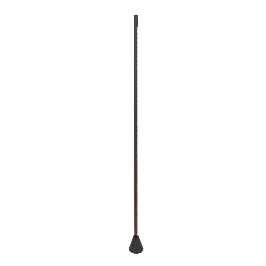 Zwarte vloerlamp Luzhaz 4133ZW met sensordimmer