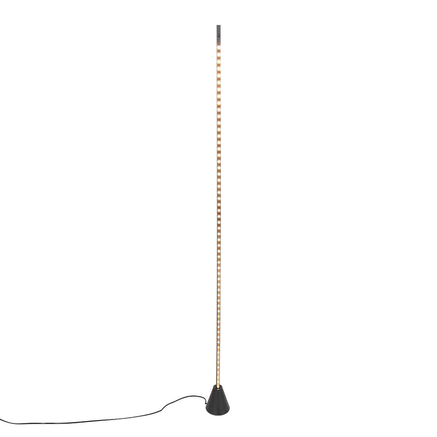 Zwarte vloerlamp Luzhaz 4133ZW met sensordimmer