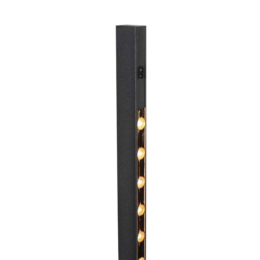 Zwarte vloerlamp Luzhaz 4133ZW met sensordimmer