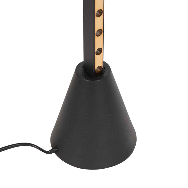 Zwarte vloerlamp Luzhaz 4133ZW met sensordimmer