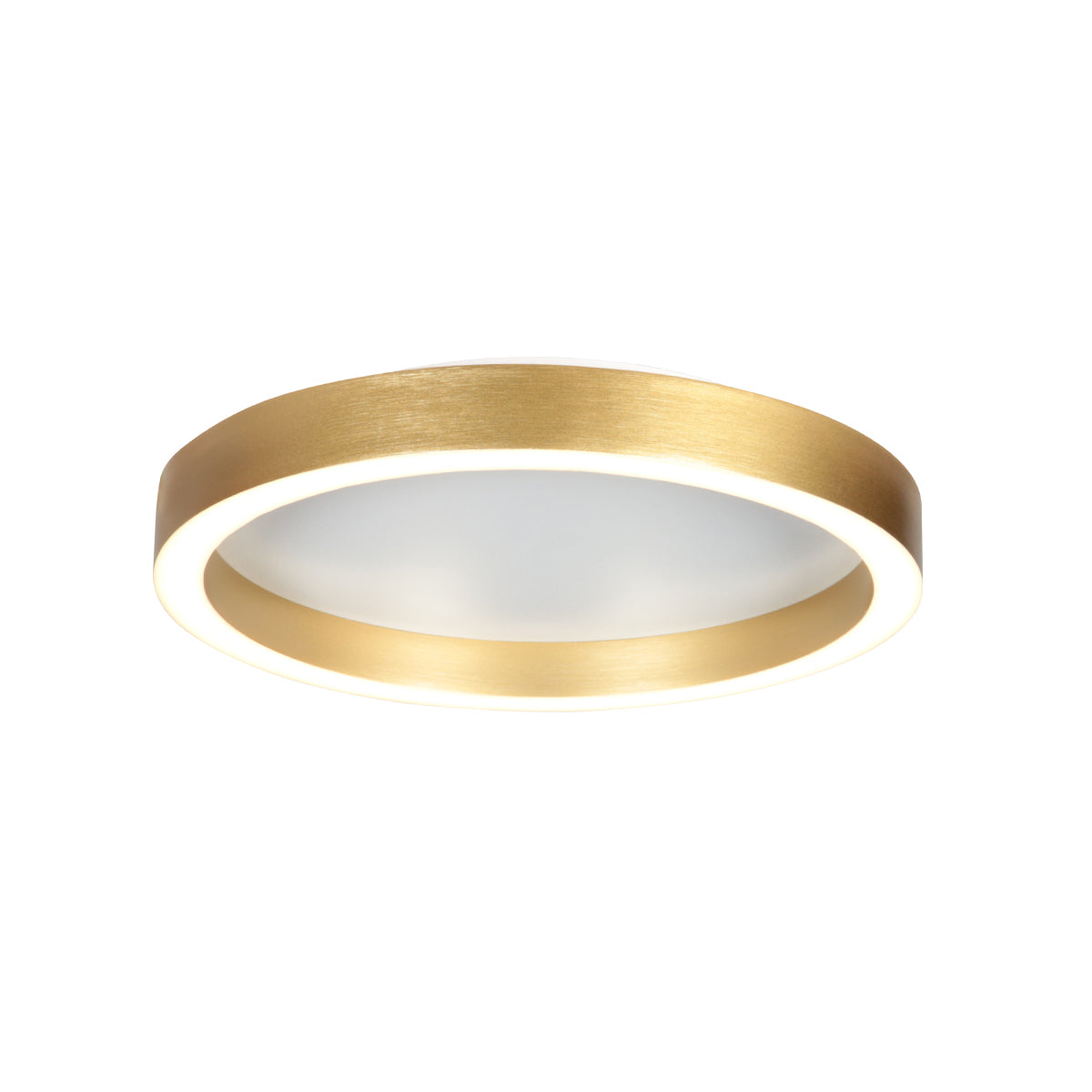 Goudkleurige plafondlamp Ringlux 4134GO Ø30CM 2500 Lumen