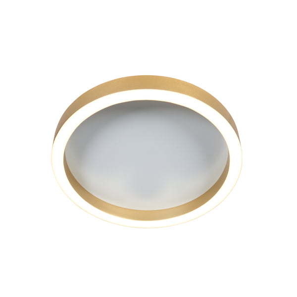 Goudkleurige plafondlamp Ringlux 4134GO Ø30CM 2500 Lumen