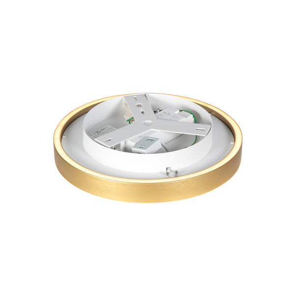 Goudkleurige plafondlamp Ringlux 4134GO Ø30CM 2500 Lumen