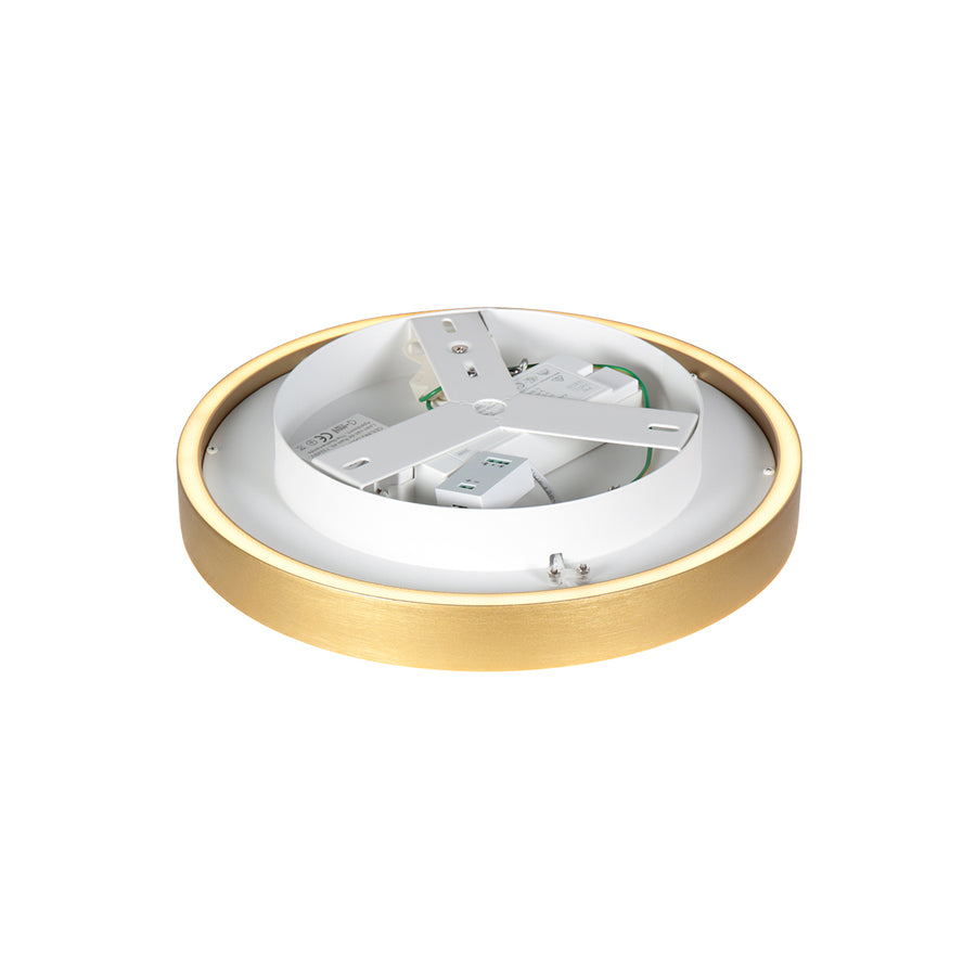 Goudkleurige plafondlamp Ringlux 4134GO Ø30CM 2500 Lumen