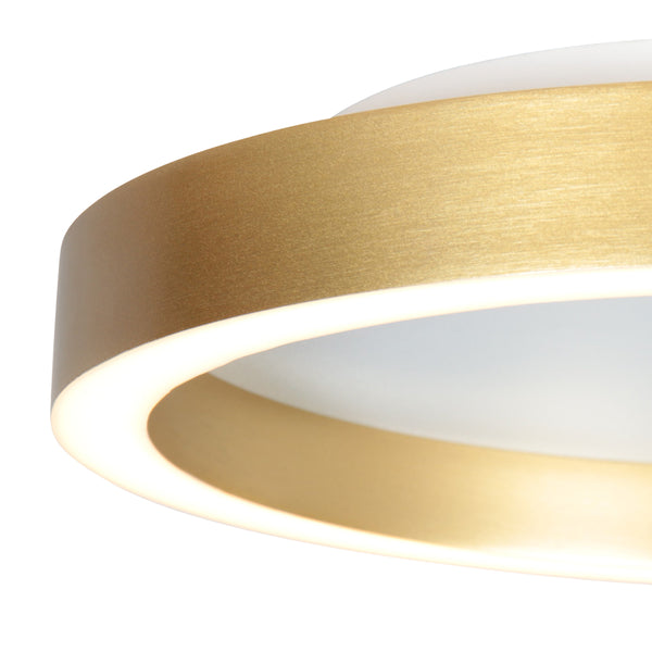 Goudkleurige plafondlamp Ringlux 4134GO Ø30CM 2500 Lumen