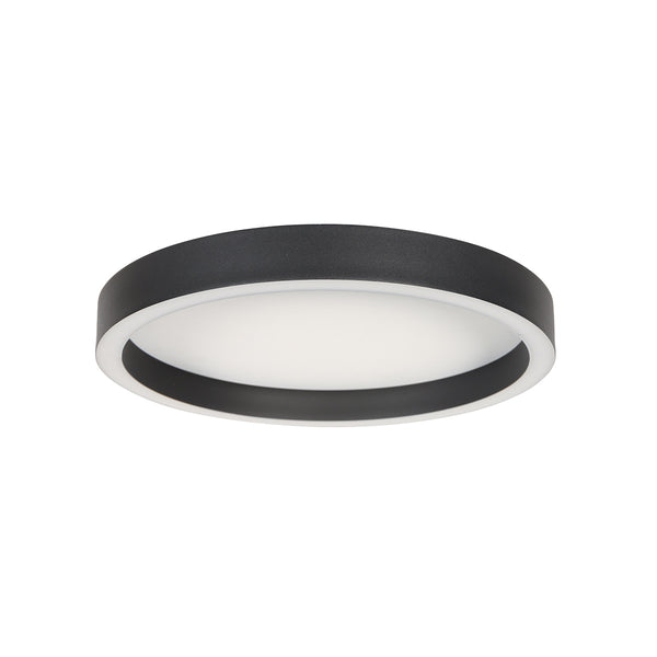 Zwarte plafondlamp ringlux 4134zw ø30cm 2500 lumen