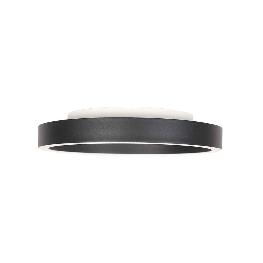 Zwarte plafondlamp ringlux 4134zw ø30cm 2500 lumen